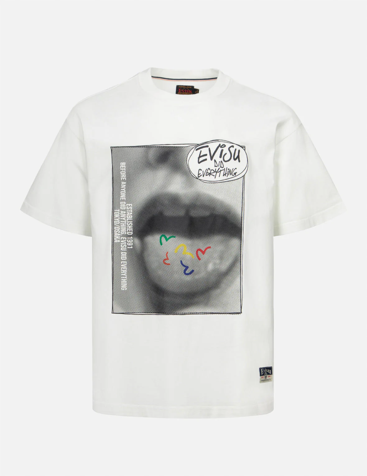 Vintage Image Print Relax Fit T-shirt