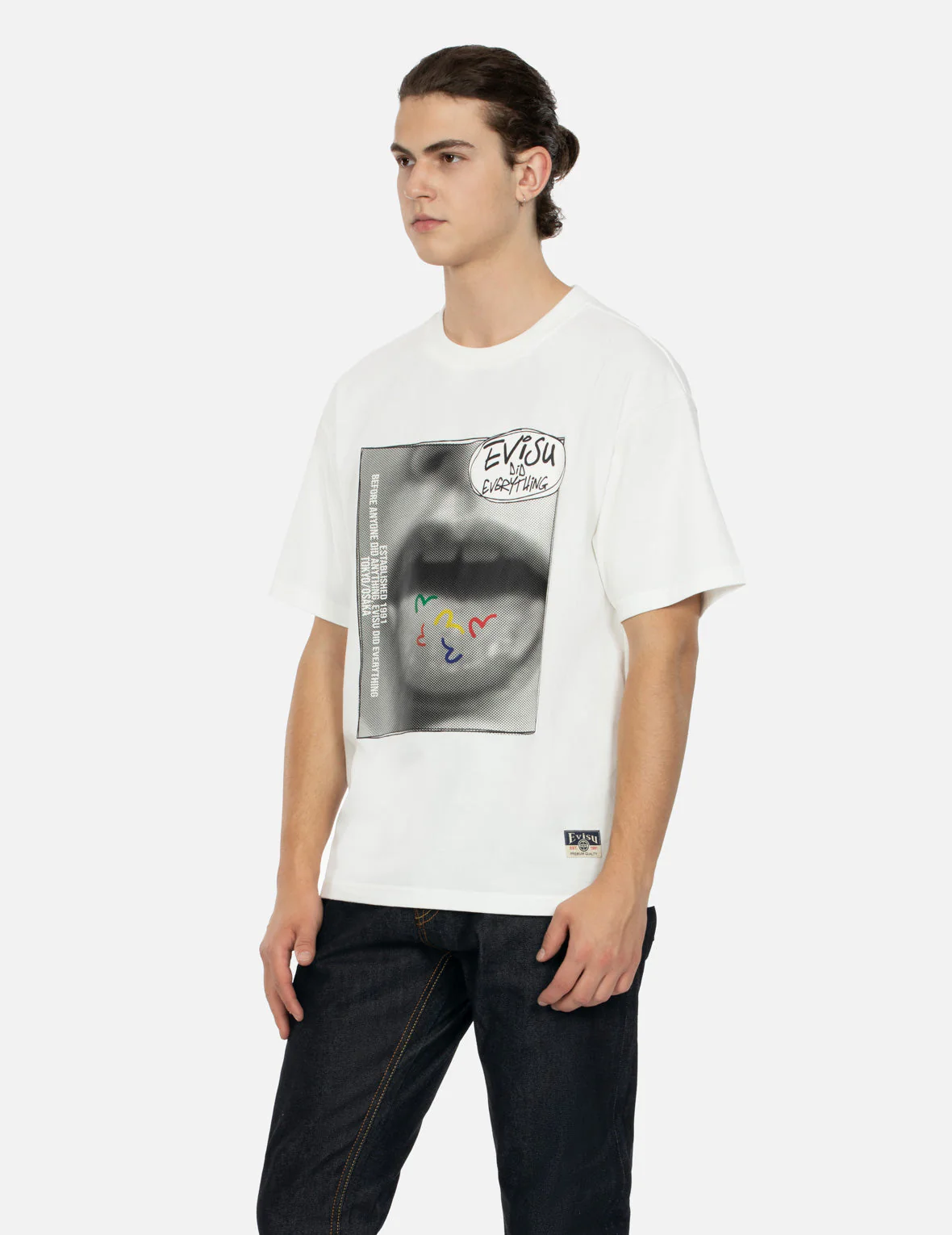Vintage Image Print Relax Fit T-shirt - Image 7