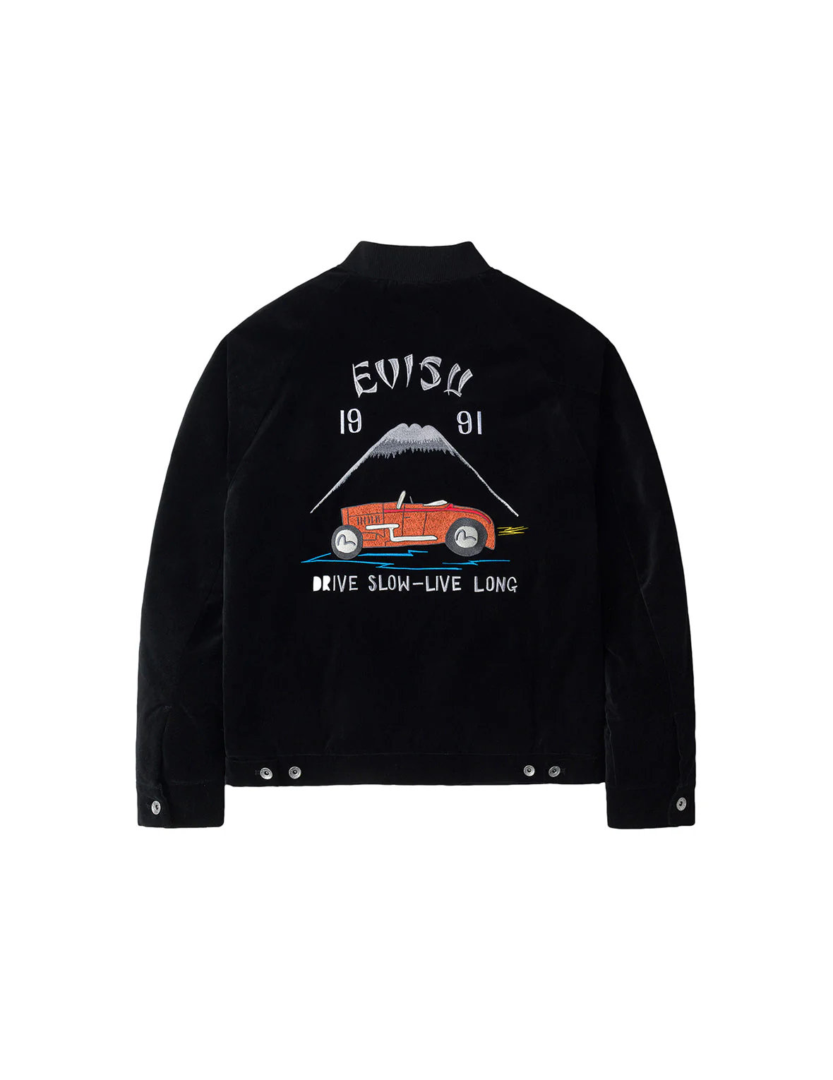 Vintage Velvet Regular Fit Padded Souvenir Jacket - Image 14