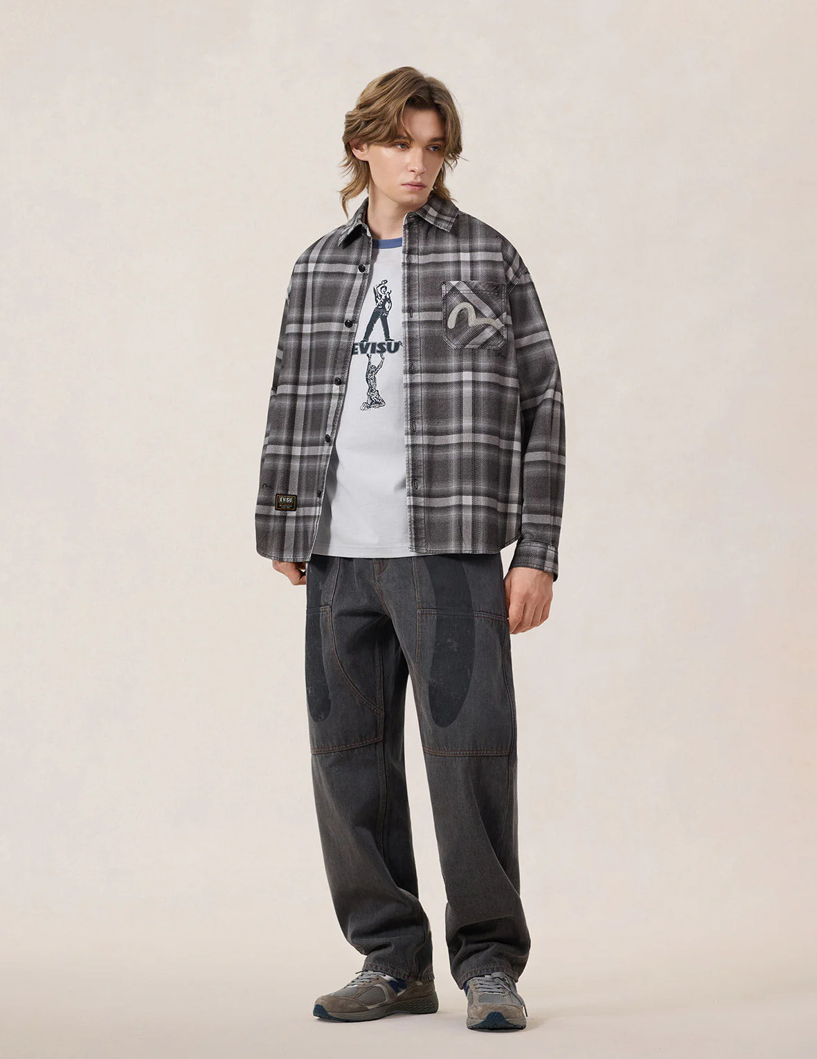 Vintage Checked Flannel Shirt - Image 5