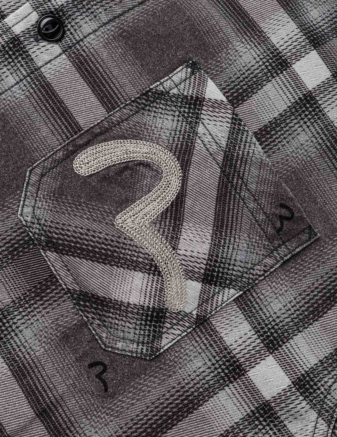 Vintage Checked Flannel Shirt - Image 7