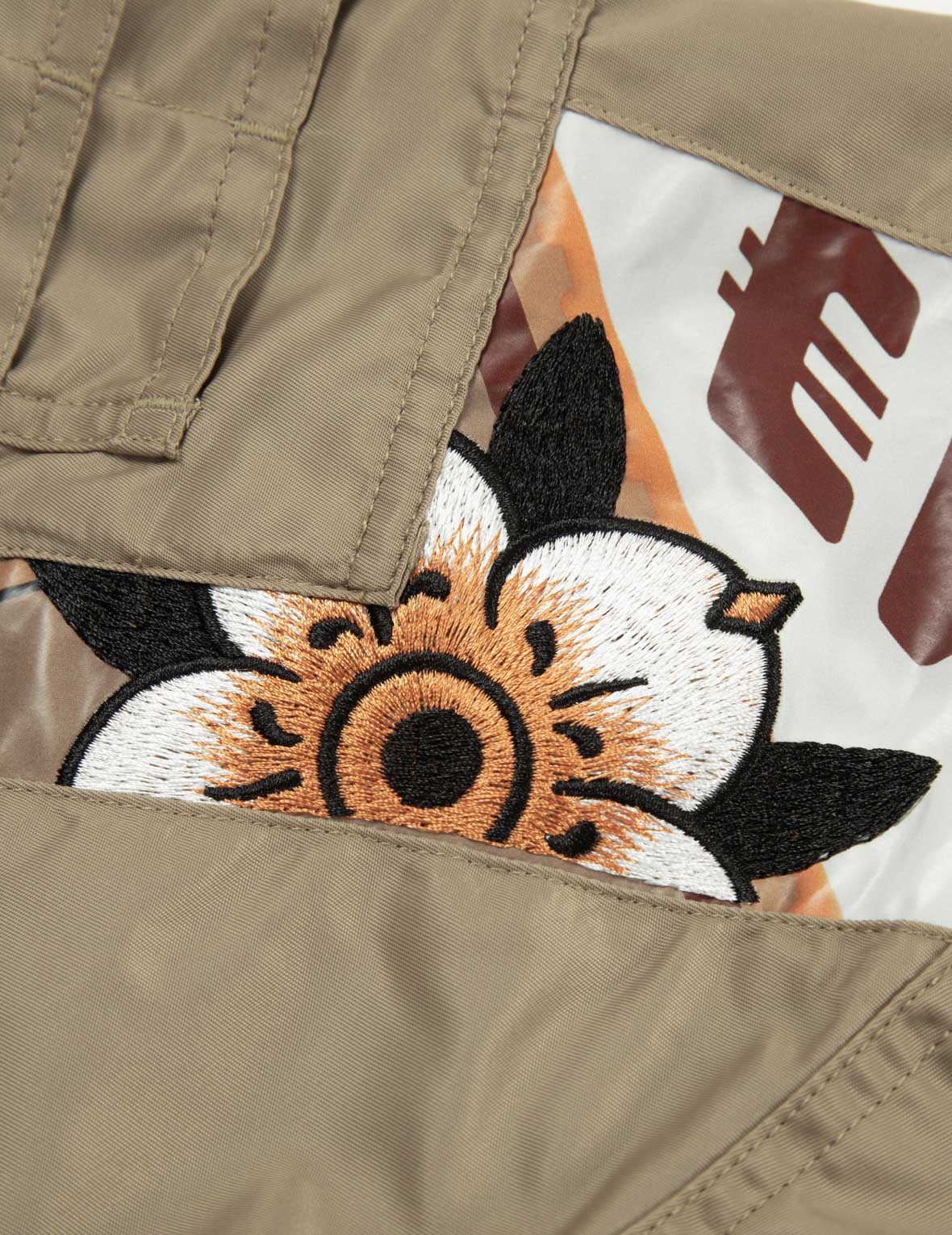 "Virtual Vacation" Daicock Print Loose Fit Bomber Jacket - Image 27