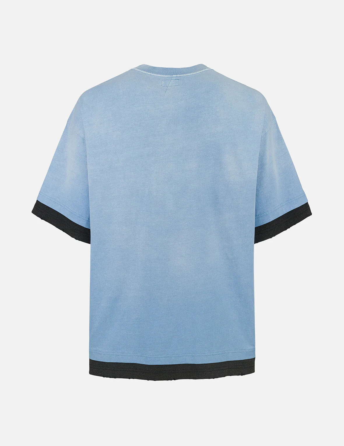 Washed 2-in-1 Oversized T-shirt - Image 2