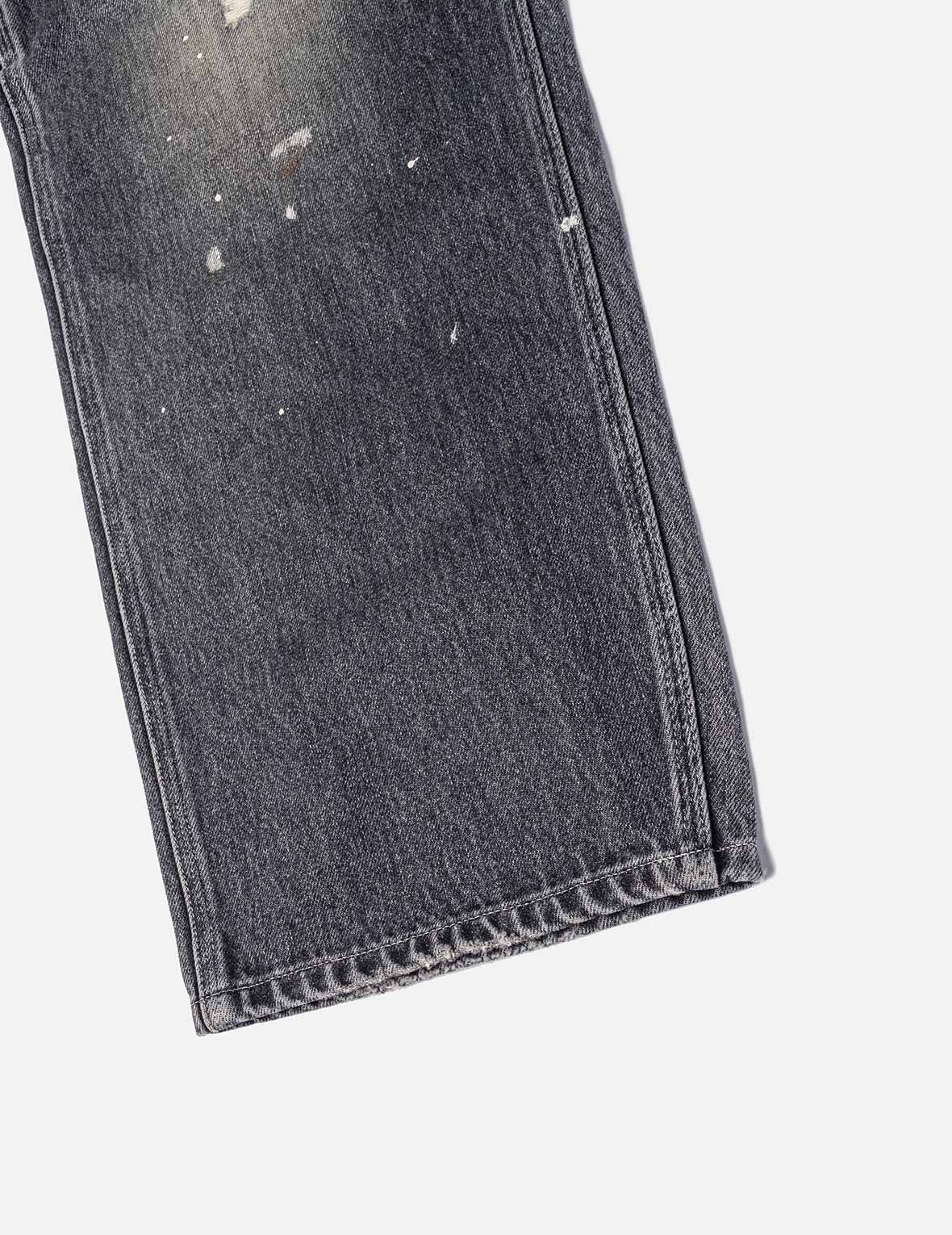 Washed and Distressed Daicock Print Relax Fit Jeans - Image 21