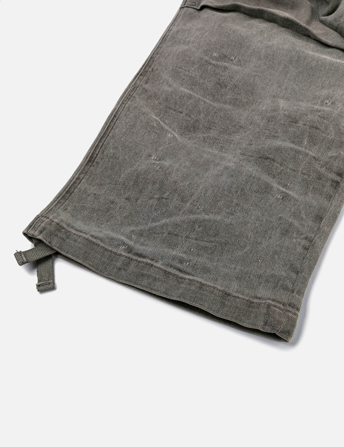 Washed Daicock Embroidery Wide-leg Cargo Jeans - Image 14
