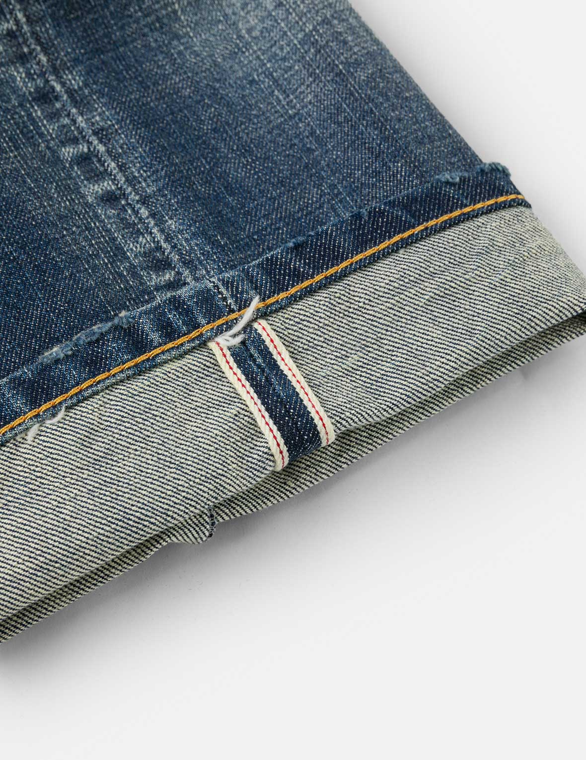 Washed Distressed Daicock Relax Fit Jeans #2030 - Image 14