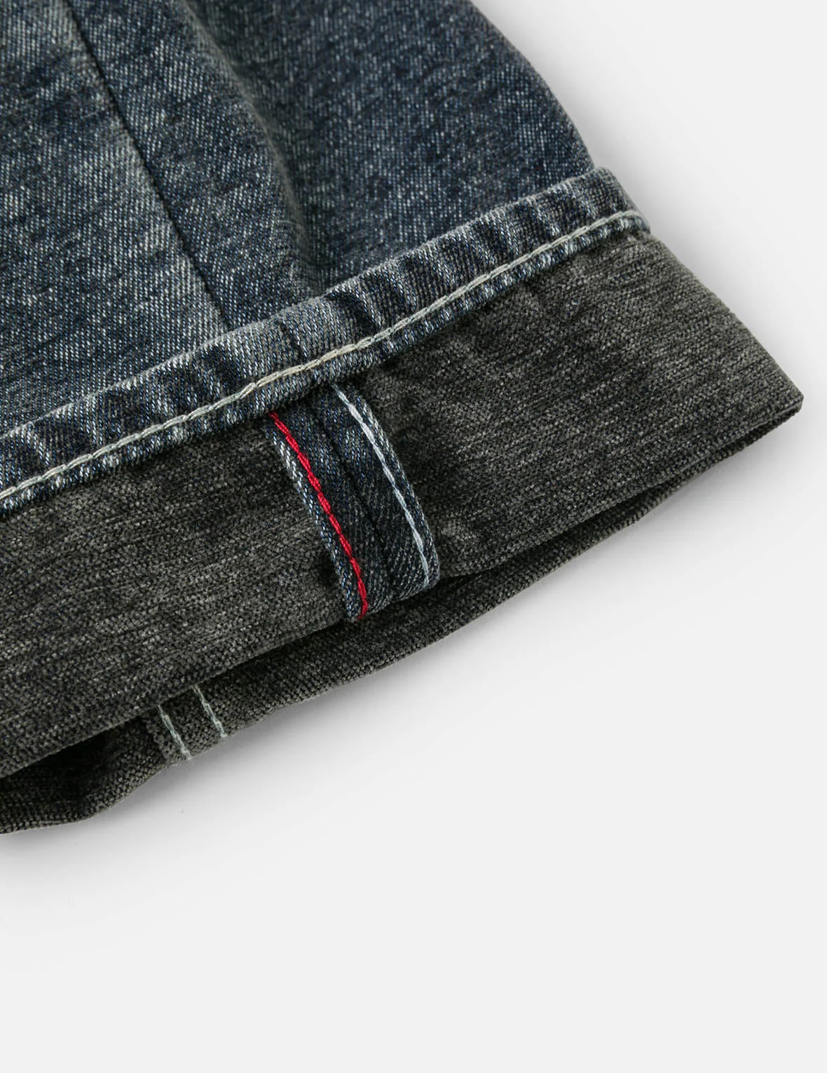 Washed Emboss Rivet Seagull Taper Fit Jeans #2017 - Image 11