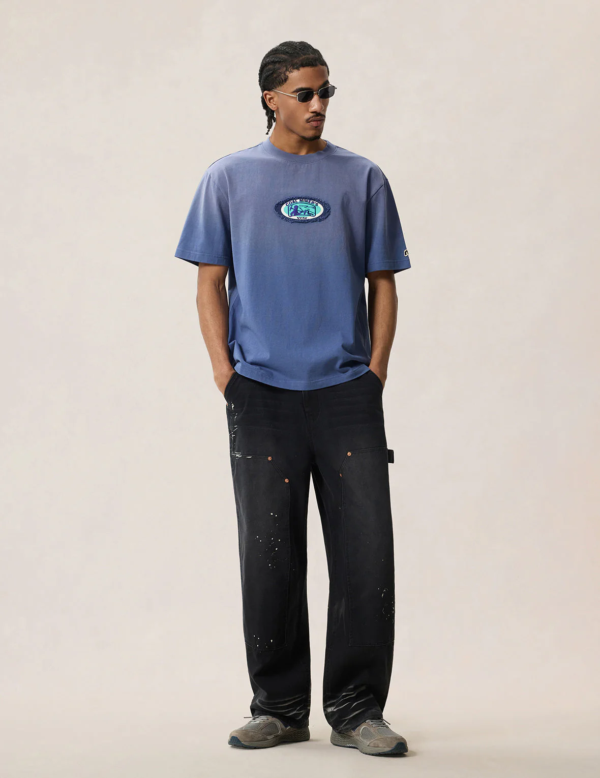 Washed Multi-process Miner Badge T-shirt - Image 7