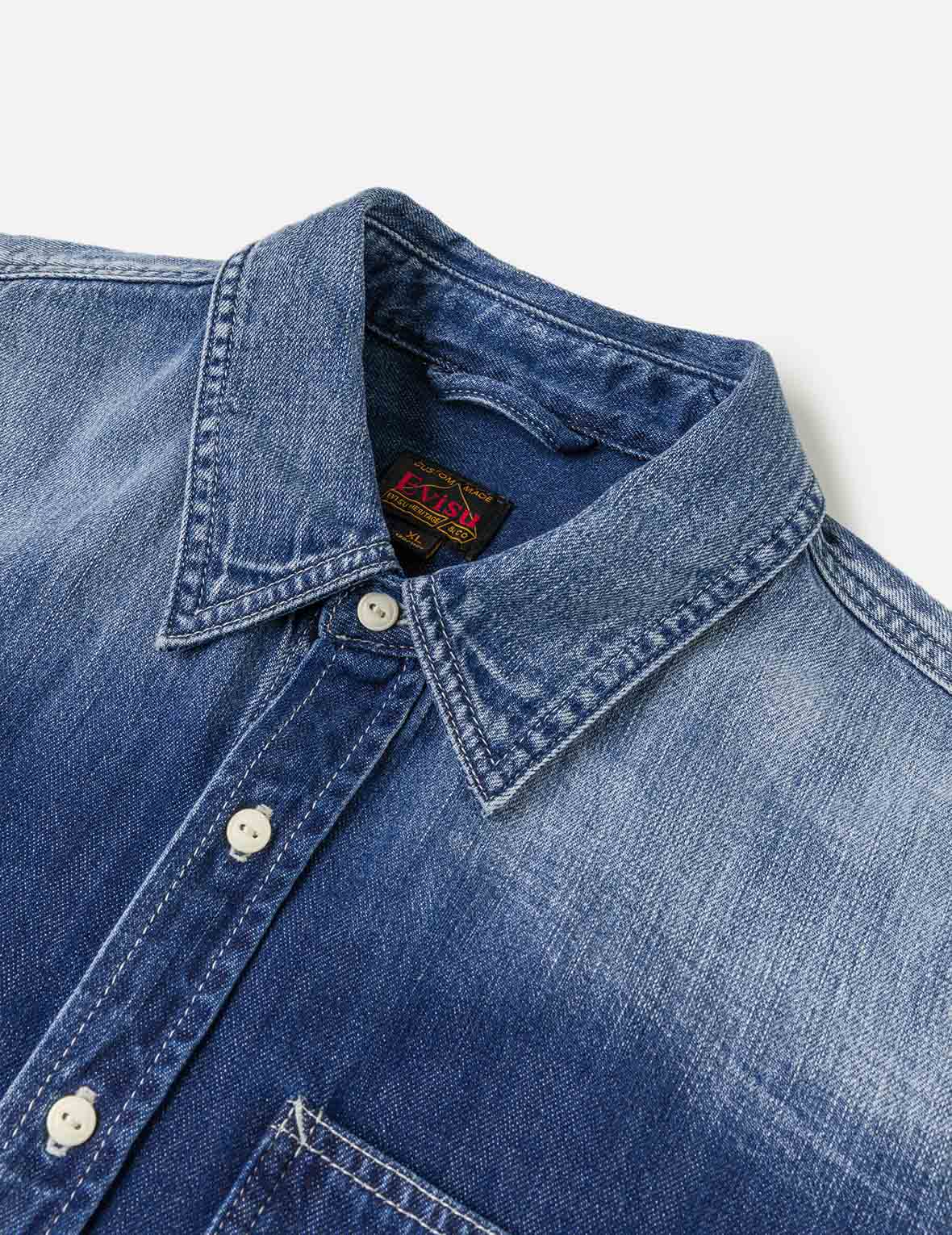 Washed Denim Shirt - Image 8