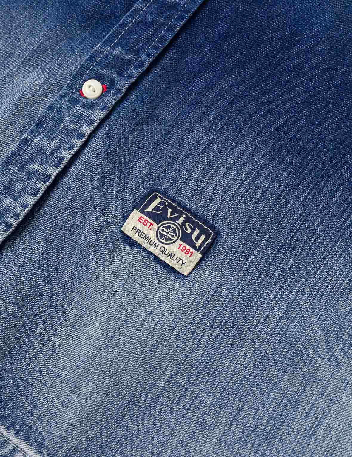 Washed Denim Shirt - Image 9