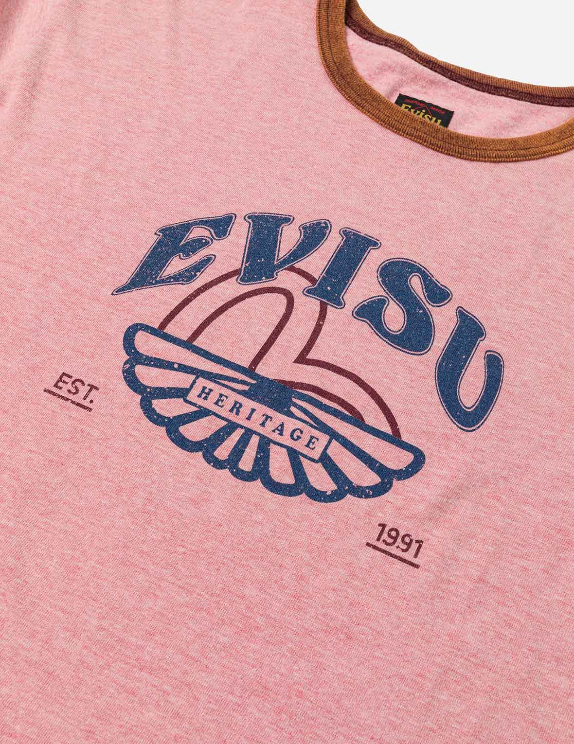 Washed Seagull and Logo Print Regular Fit Ringer T-shirt - Image 9