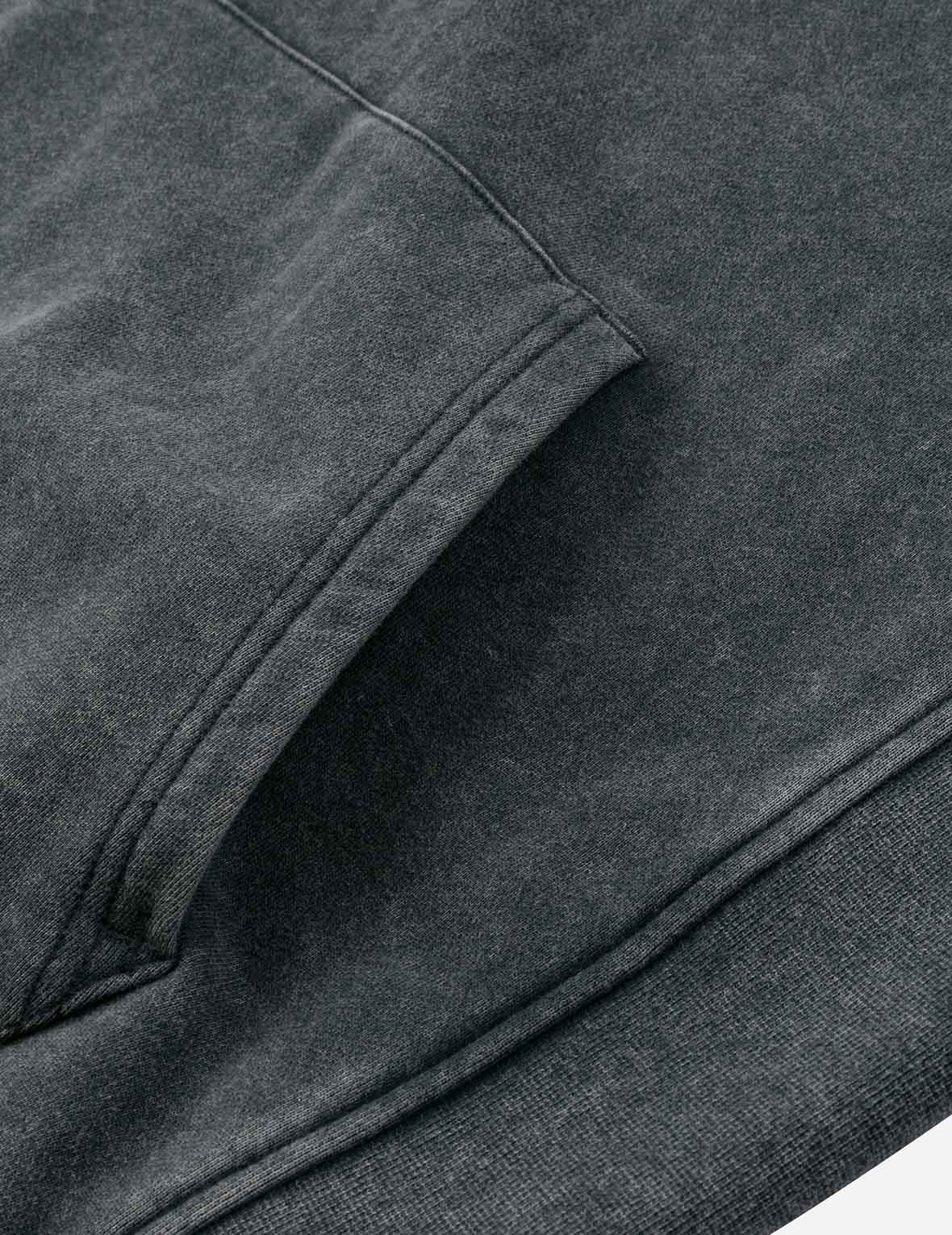 Washed Seagull and Logo Print Relax Fit Hoodie - Image 21