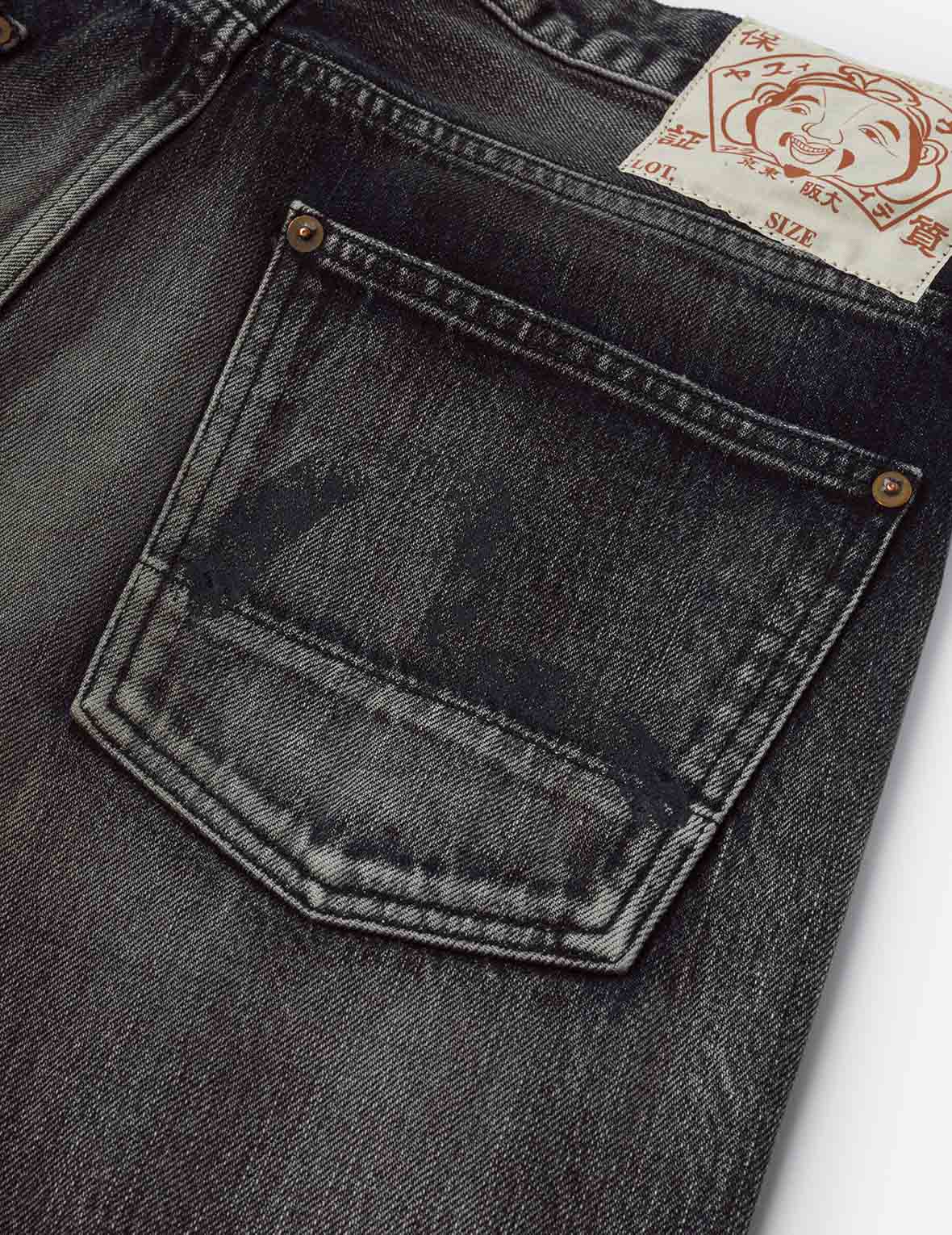 Washed Seagull Print Regular Fit Jeans - Image 19
