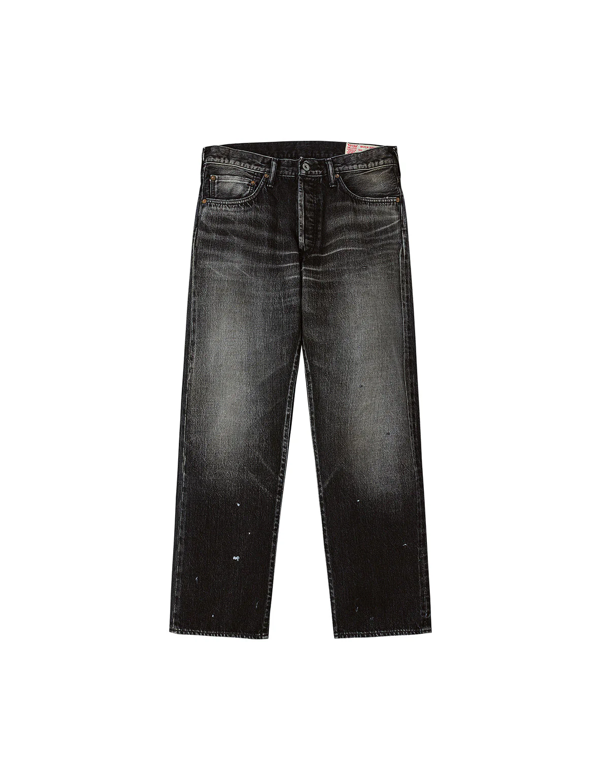 Washed Seagull Print Regular Fit Jeans - Image 4