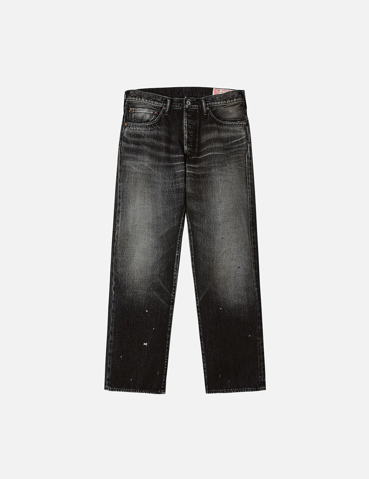 Washed Seagull Print Regular Fit Jeans - Image 8
