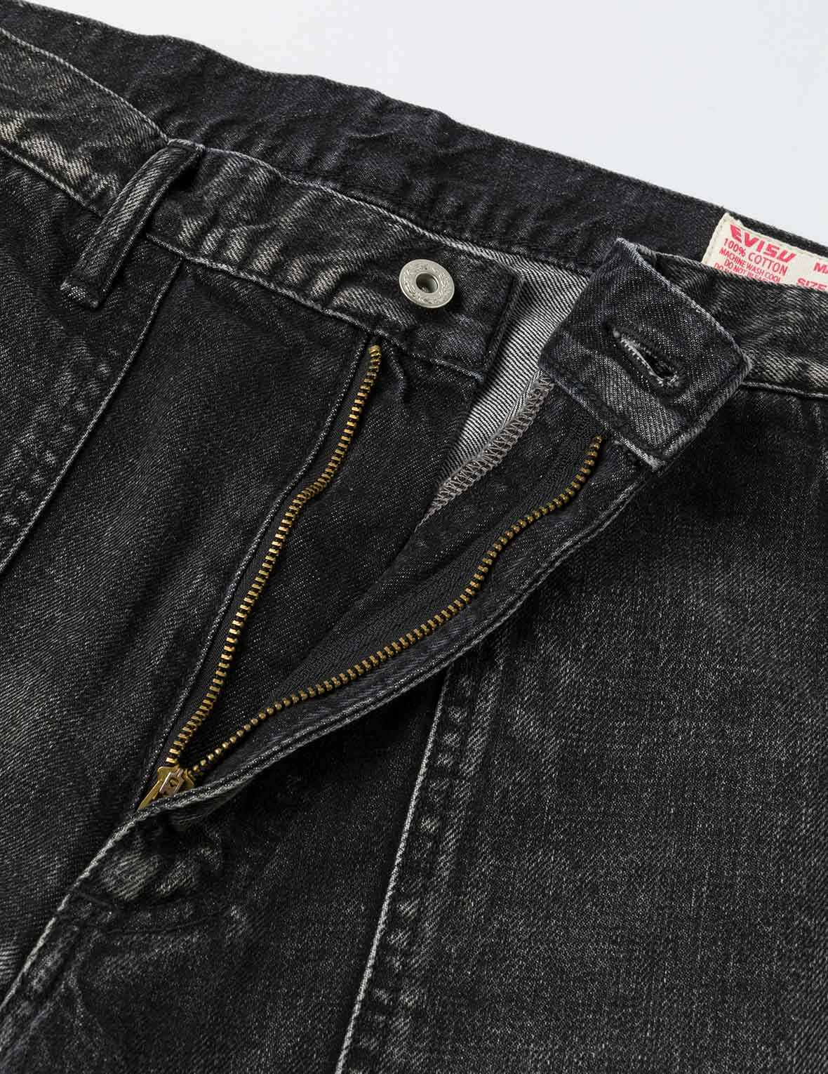 Washed Seagull Print Regular Fit Painter Jeans - Image 23