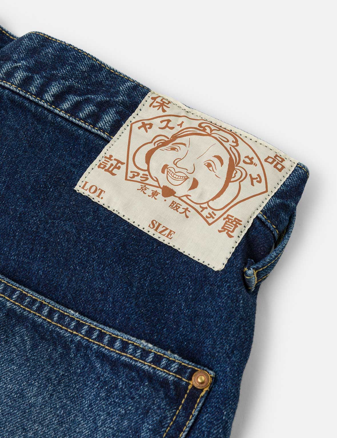 Washed Seagull Print Regular Fit Painter Jeans - Image 30