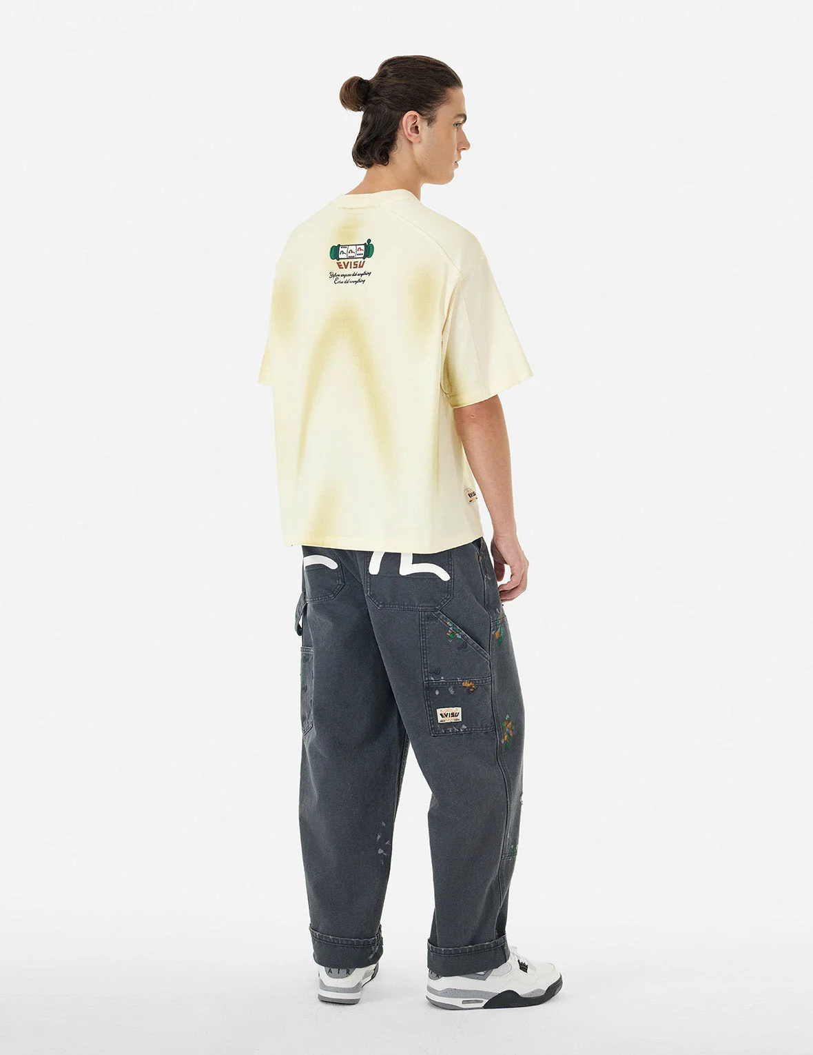 Washed Virtual Vacation Print Relax Fit T-shirt - Image 2