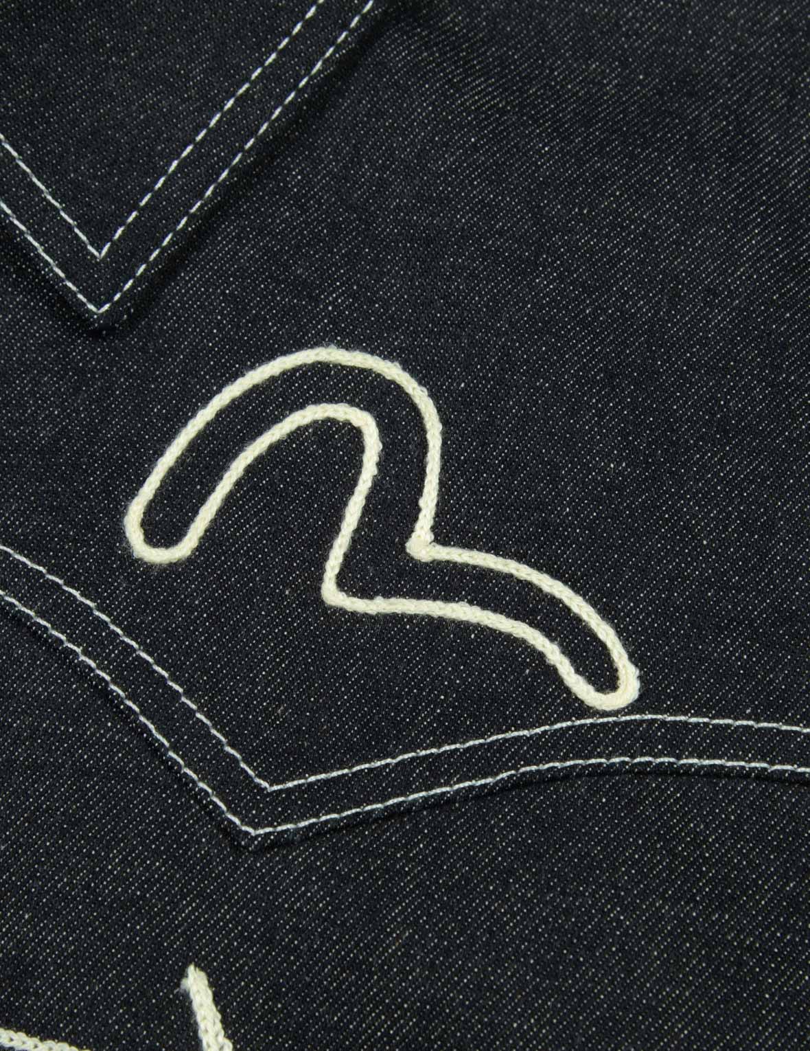 Western Style and Logo Embroidery Denim Jacket - Image 8
