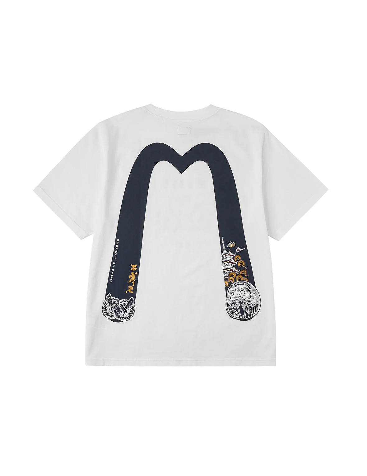 Wheel of Wisdom and  Daruma Daicock Print Regular Fit T-Shirt - Image 25