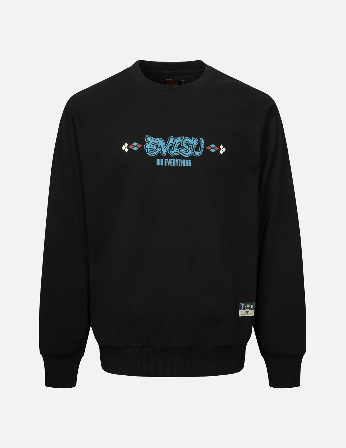 Wheel of Wisdom and Kamon Print Relax Fit Sweatshirt - Image 2