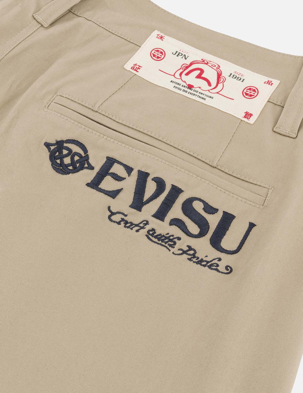Wheel of Wisdom and Logo Embroidery Taper Chino - Image 10
