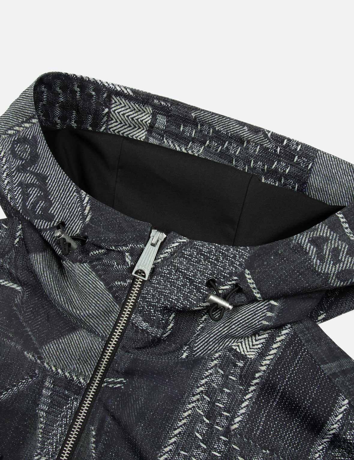 Wheel of Wisdom and Seagull Embroidery Regular Fit Denim Jacket - Image 9