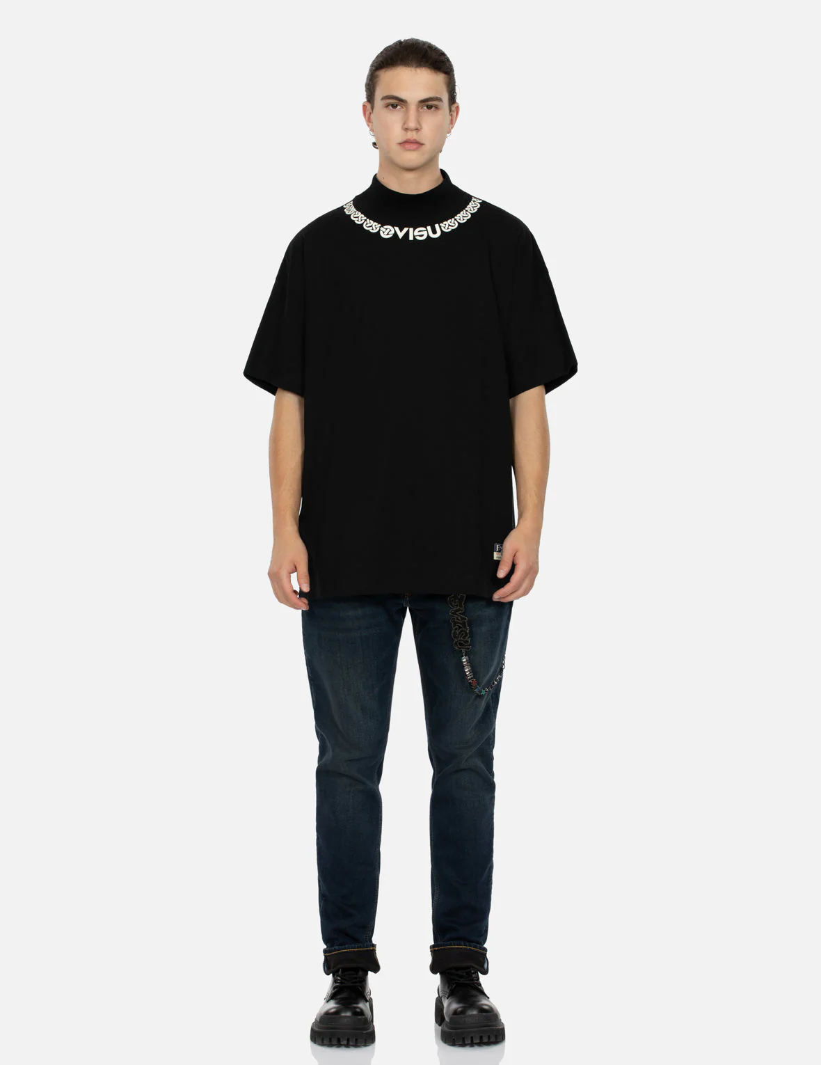 Wheel of Wisdom Print Relax Fit T-shirt - Image 5