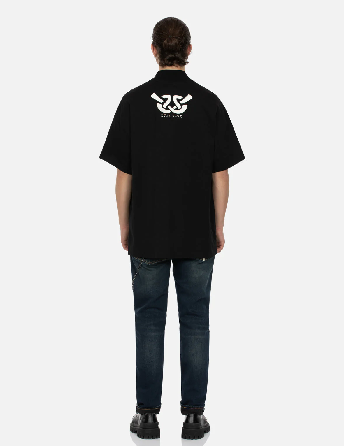 Wheel of Wisdom Print Relax Fit T-shirt - Image 6