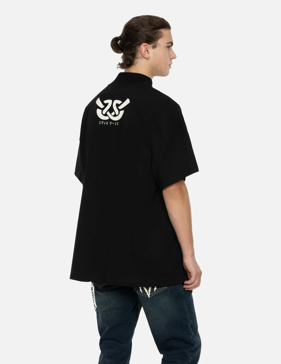 Wheel of Wisdom Print Relax Fit T-shirt - Image 8
