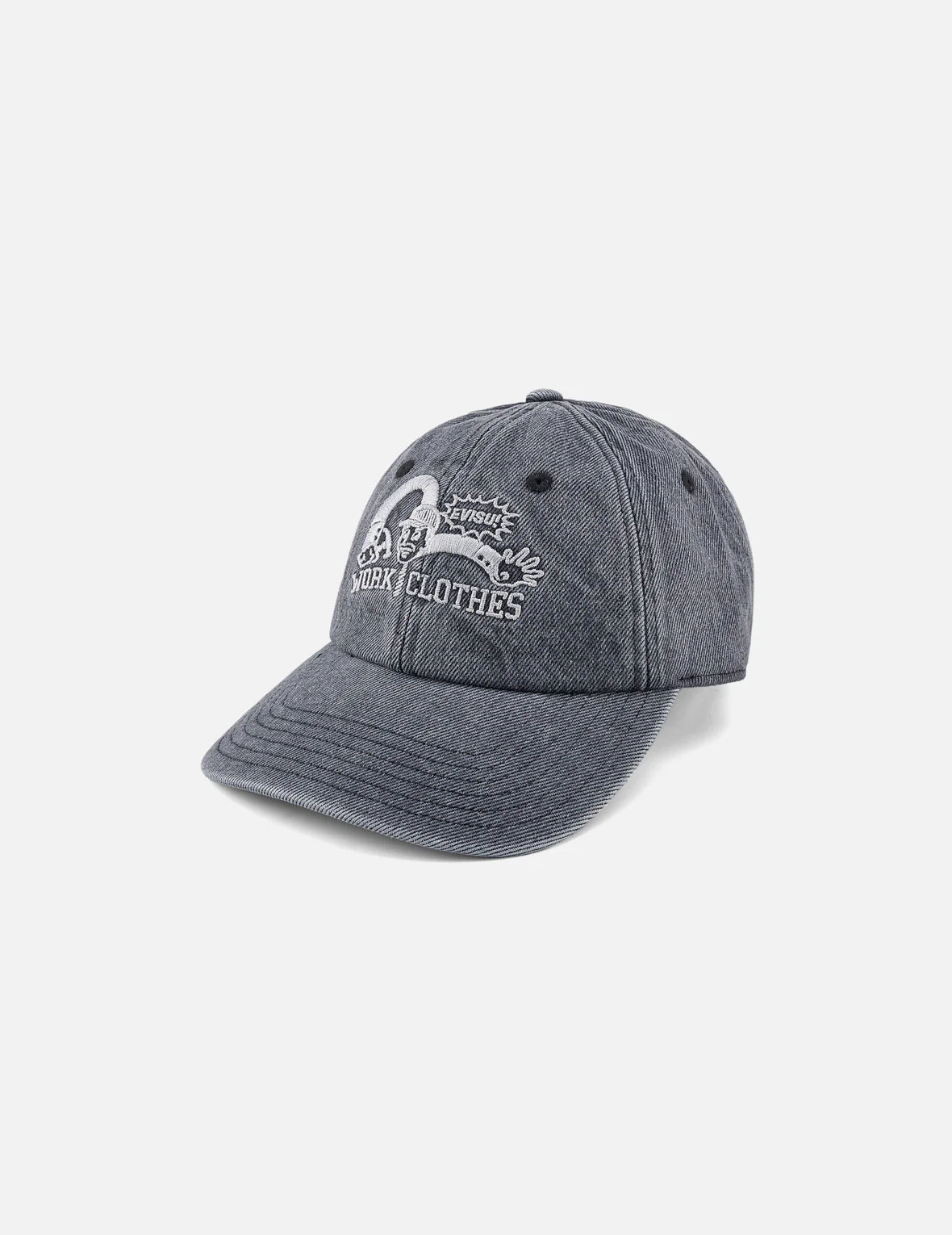 Worker Embroidery Distressed Cap - Image 3