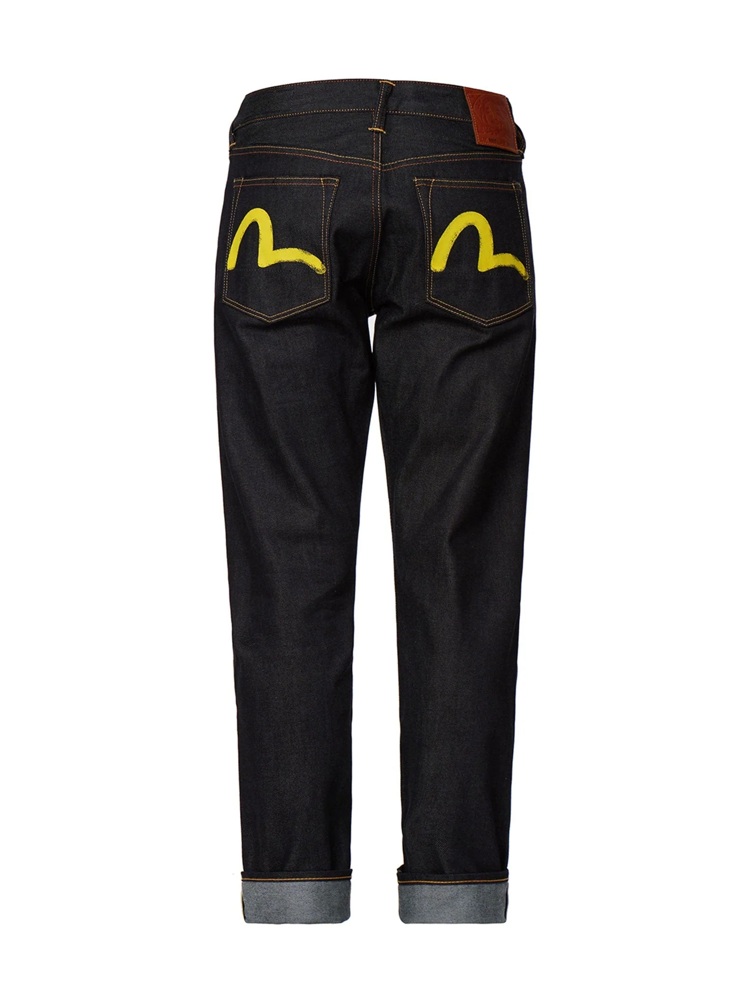 Yellow Seagull Print Taper-Fit Jeans #2017 - Image 13
