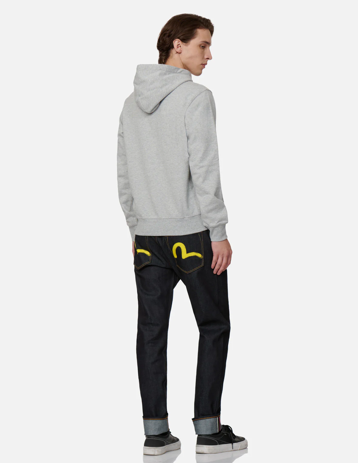 Yellow Seagull Print Taper-Fit Jeans #2017 - Image 3