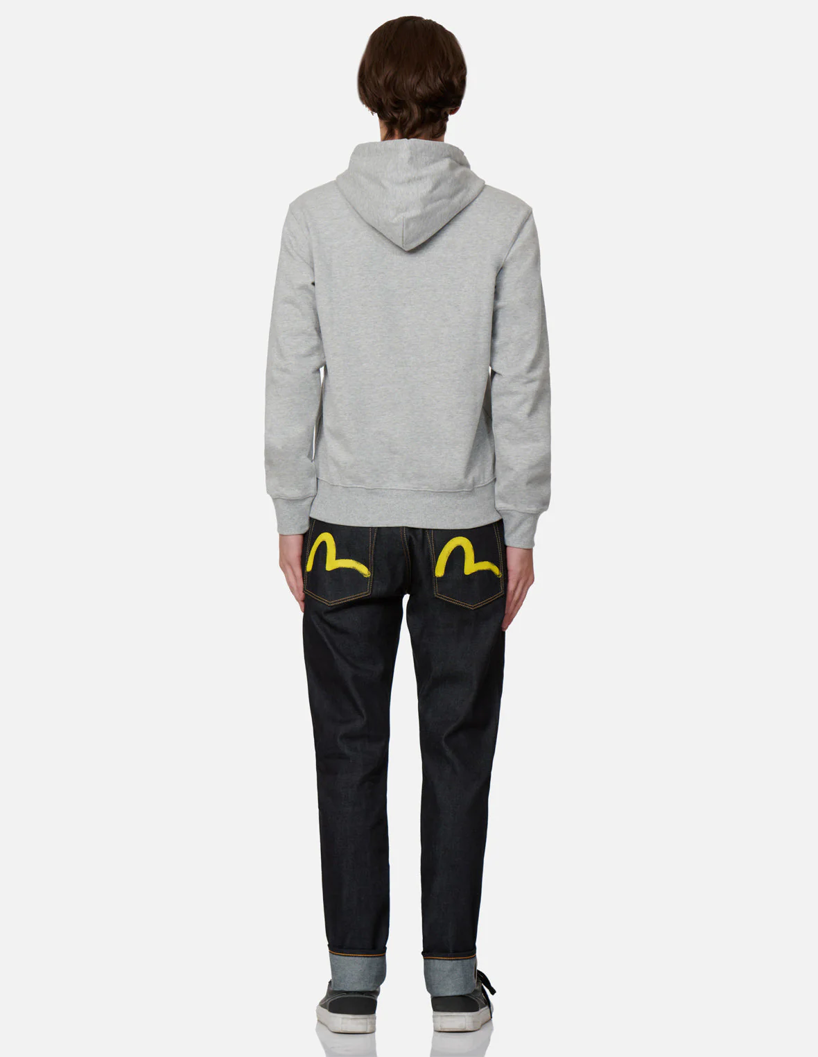 Yellow Seagull Print Taper-Fit Jeans #2017 - Image 5