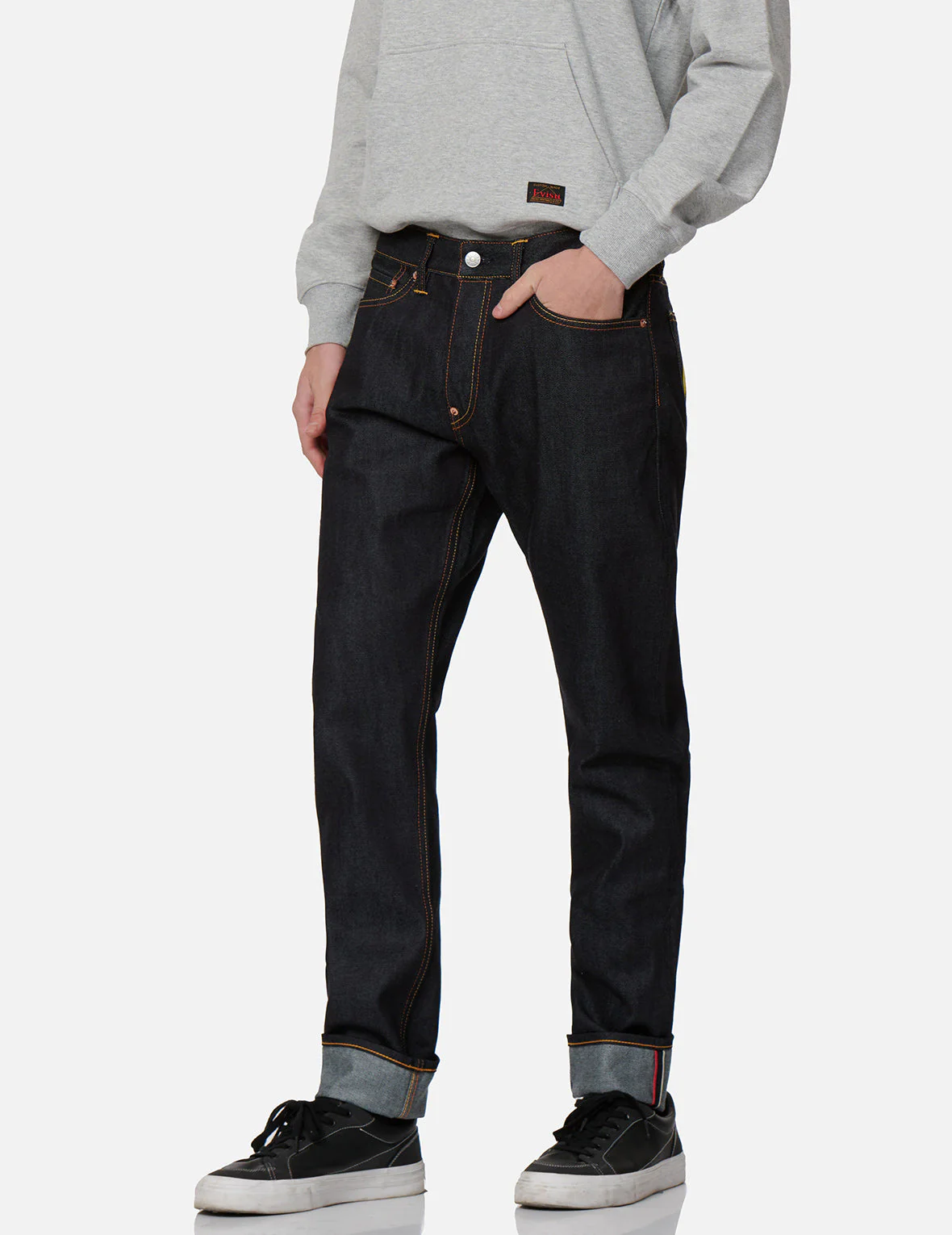 Yellow Seagull Print Taper-Fit Jeans #2017 - Image 8